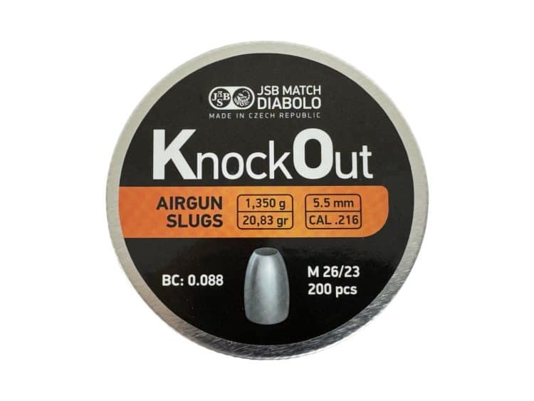 JSB KnockOut .22  .216 20.83g